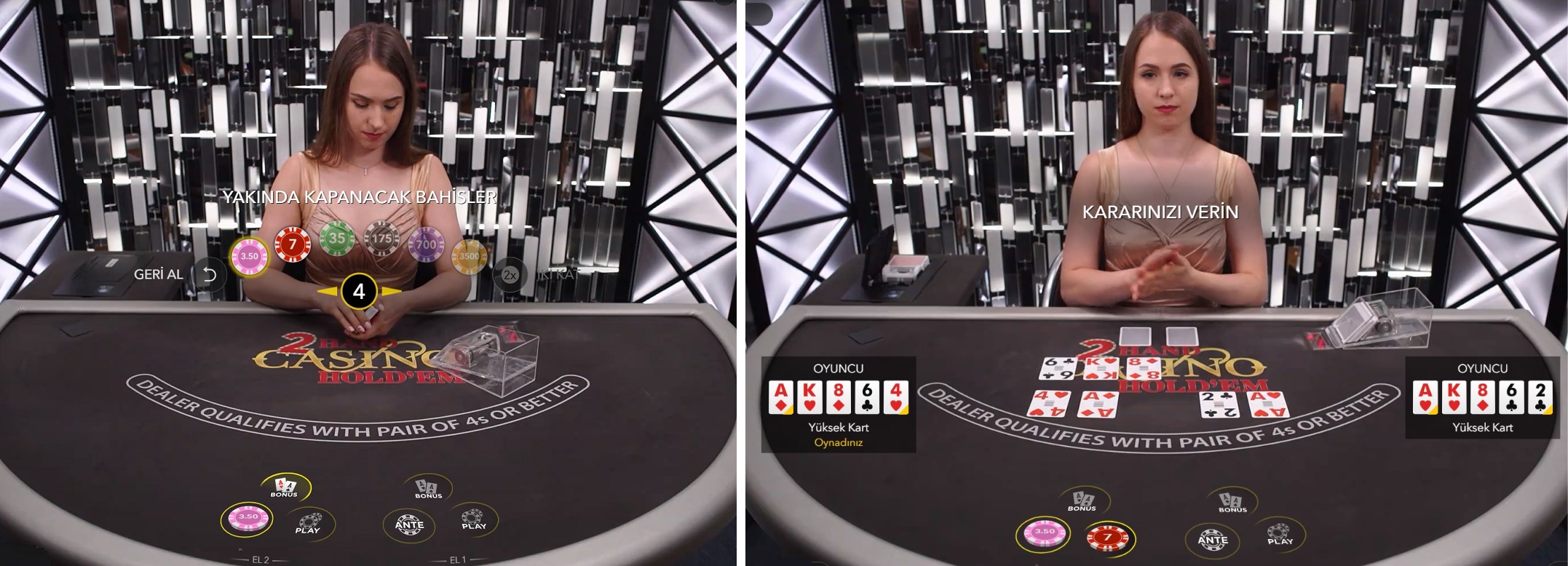 2 Casino Holdem Canlı Poker Ekran Resmi